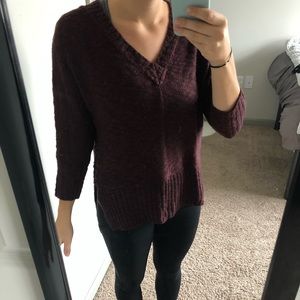 Maroon sweater
